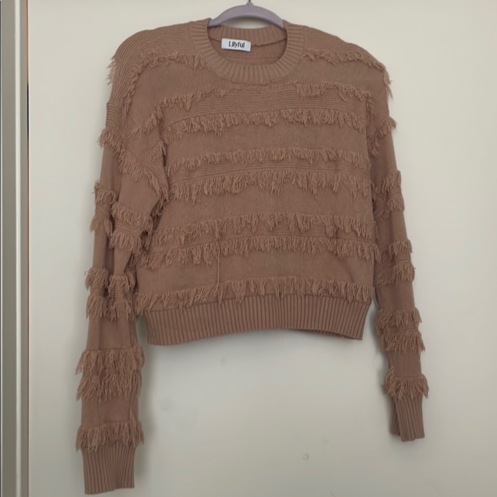 Fringe sweater